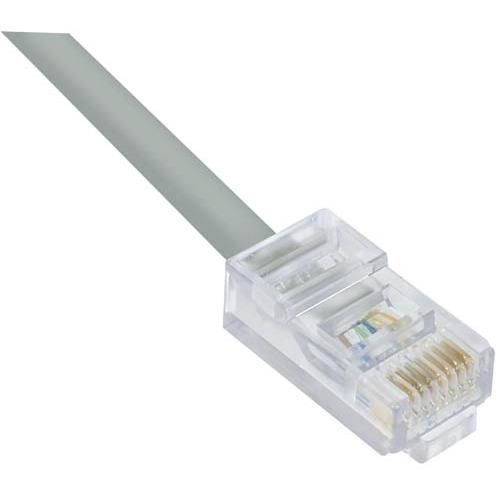 L-Com TRD, 5 ft Cat5e Cat5E Cable, Grey Straight to Male RJ45 Male, Unshielded Polyvinyl Chloride Sheath