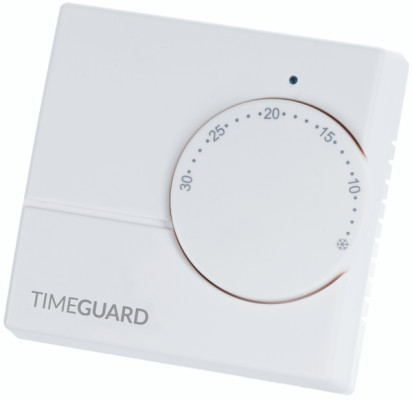 Timeguard Programastat Plus SPST Thermostat, 6 A, 230V ac, 40 °C, 0 °C