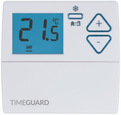 trt033n Timeguard Programastat Plus NC/NO Thermostat, 3 A, 230V ac, 40 °C, 0 °C