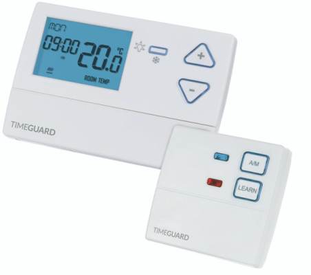 Timeguard Programastat Plus NC/NO Thermostat, 3 A, 230V ac, 40 °C, 0 °C