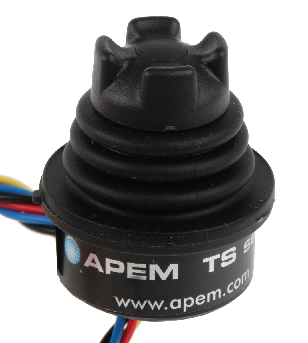 APEM 2-Axis Joystick Castle Hall Effect, IP68, IP69K, 5 V dc