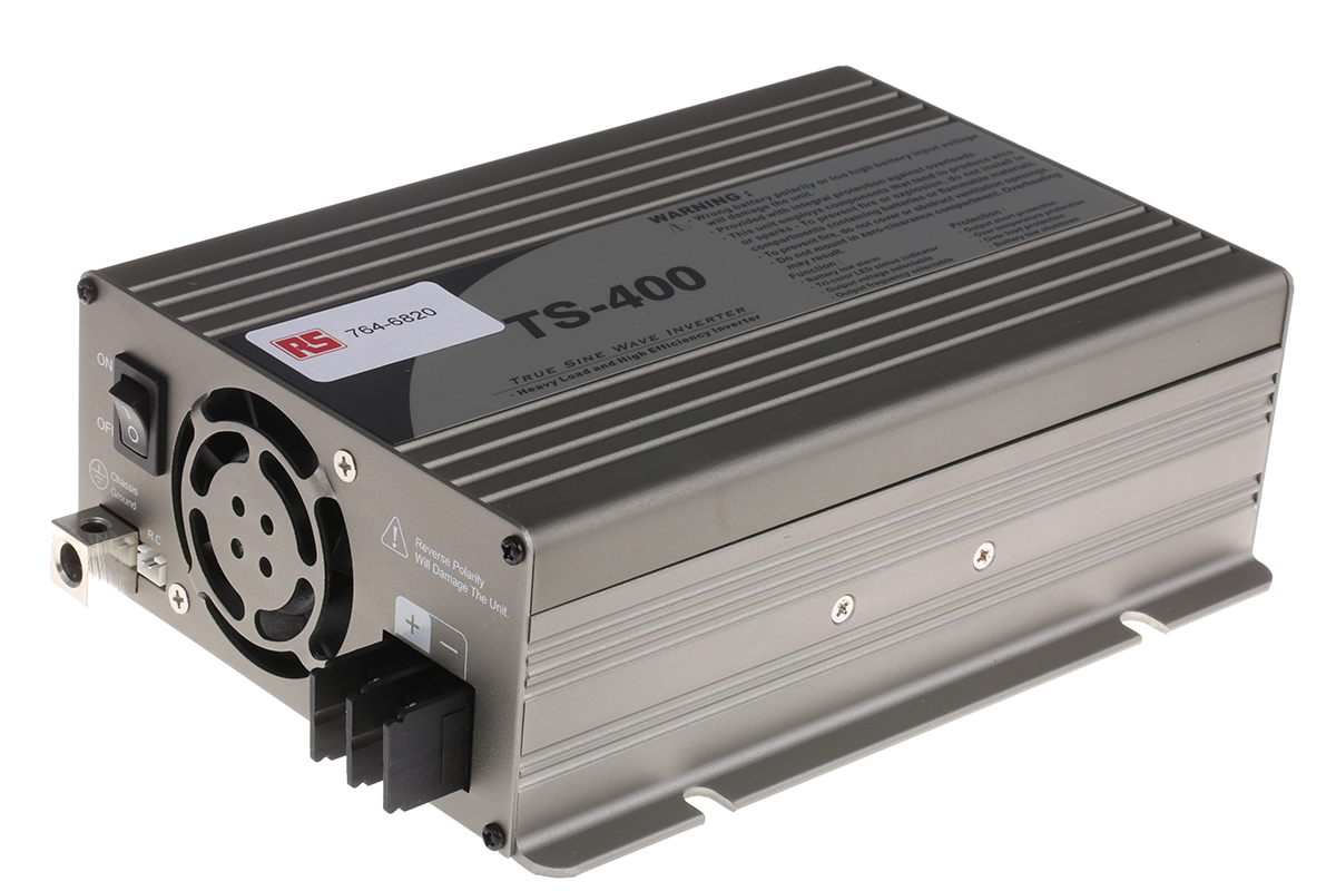 MEAN WELL 400W Power Inverter, 10.5V dc, 15 V dc Input, 230V ac Output