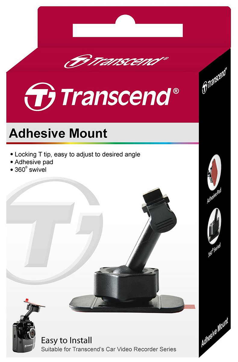 ts-dpa1 Transcend Adhesive Mount Adhesive Mount for use with Body Cameras