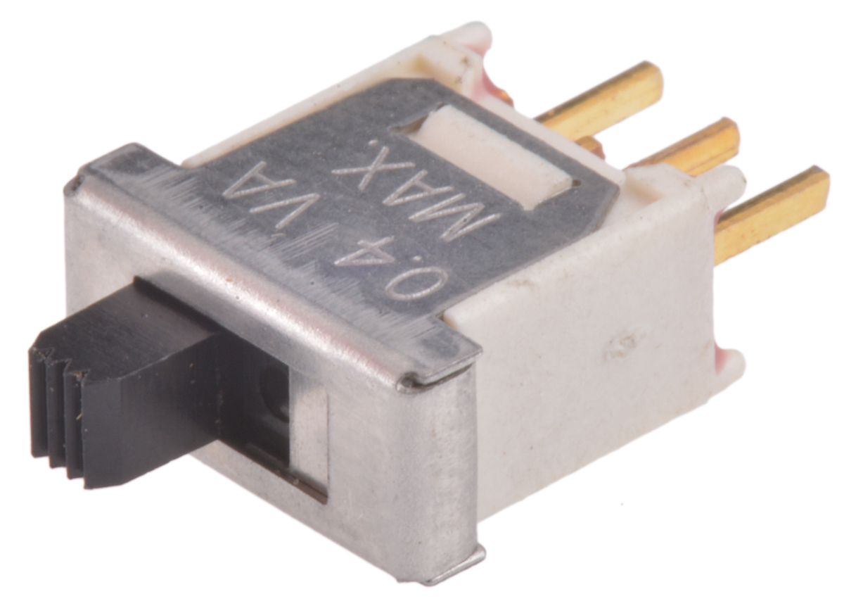 C & K Through Hole Slide Switch SPDT Latching 400 (20 V) mA Nylon