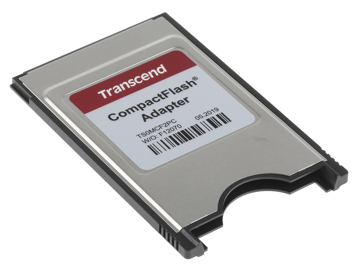 ts0mcf2pc Transcend Card Reader PCMCIA Compact Flash Type II, Compact Flash Type I