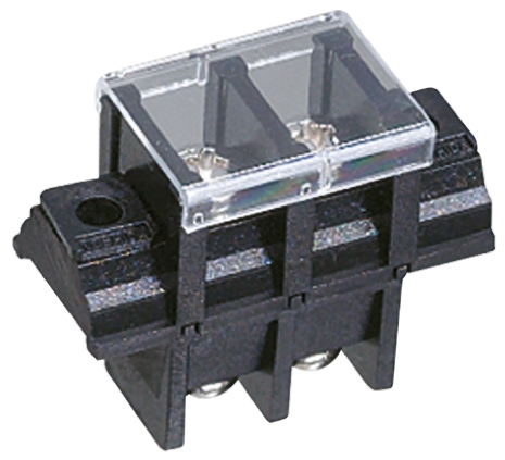 Yoshida Electric Industry Barrier Strip, 4 Contact, 11 mm Pitch, 2 Row, 250V, 20A
