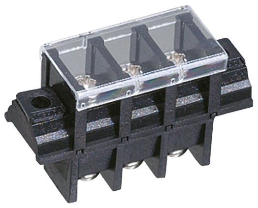 Yoshida Electric Industry Barrier Strip, 6 Contact, 11 mm Pitch, 2 Row, 250V, 20A