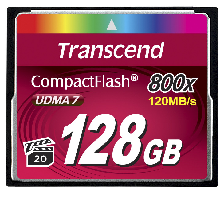 Transcend Compact Flash 128 MB MLC Compact Flash Card