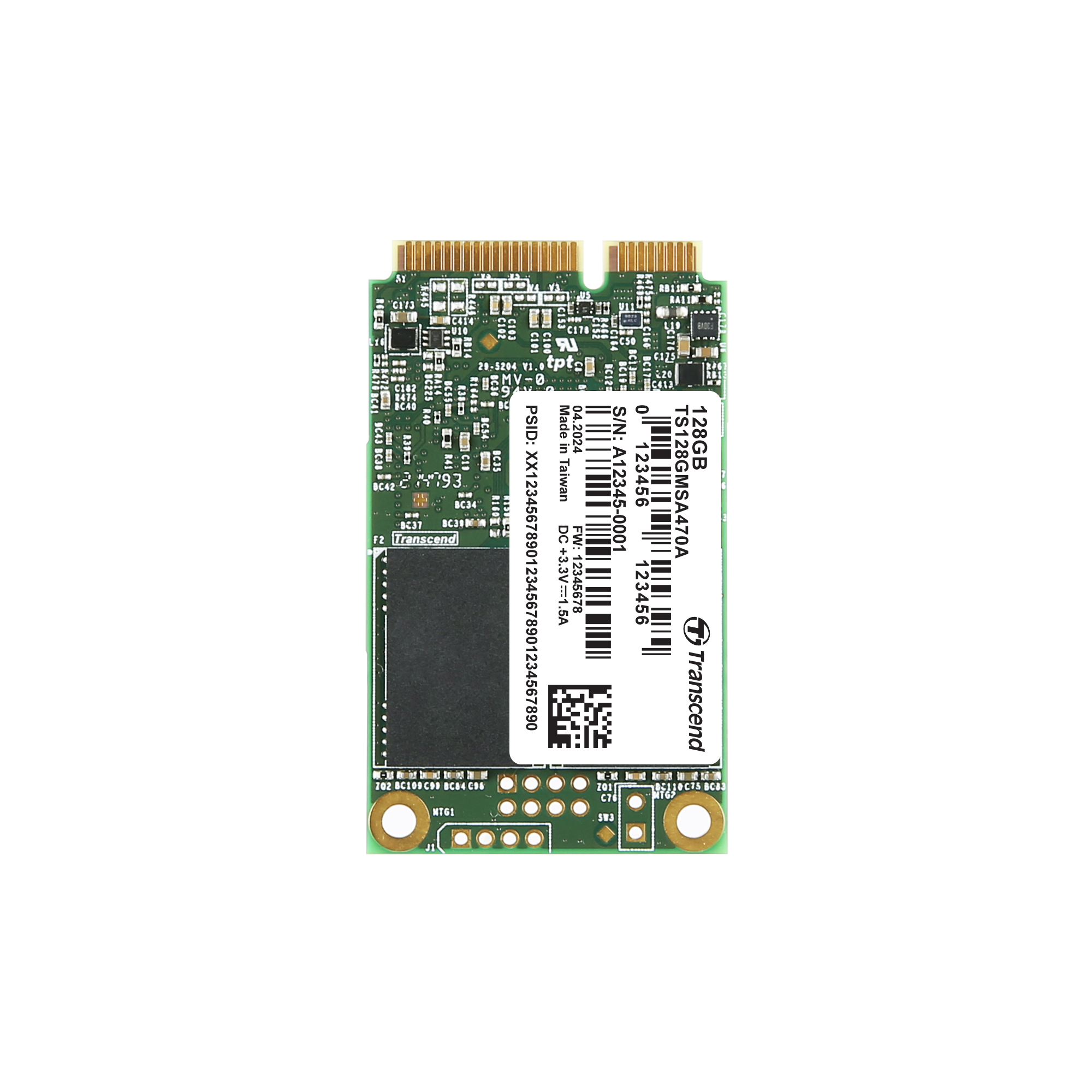 Transcend mSATA 128 GB Internal SSD