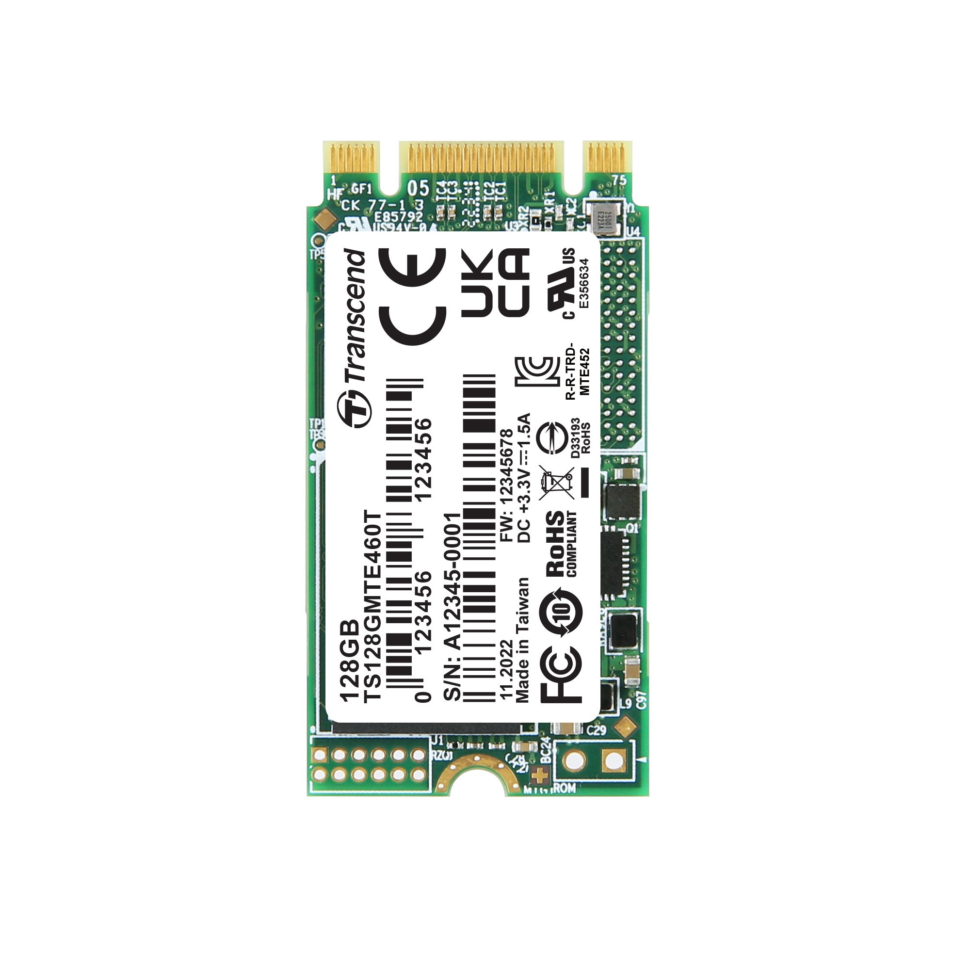 Transcend M.2 128 GB Internal SSD