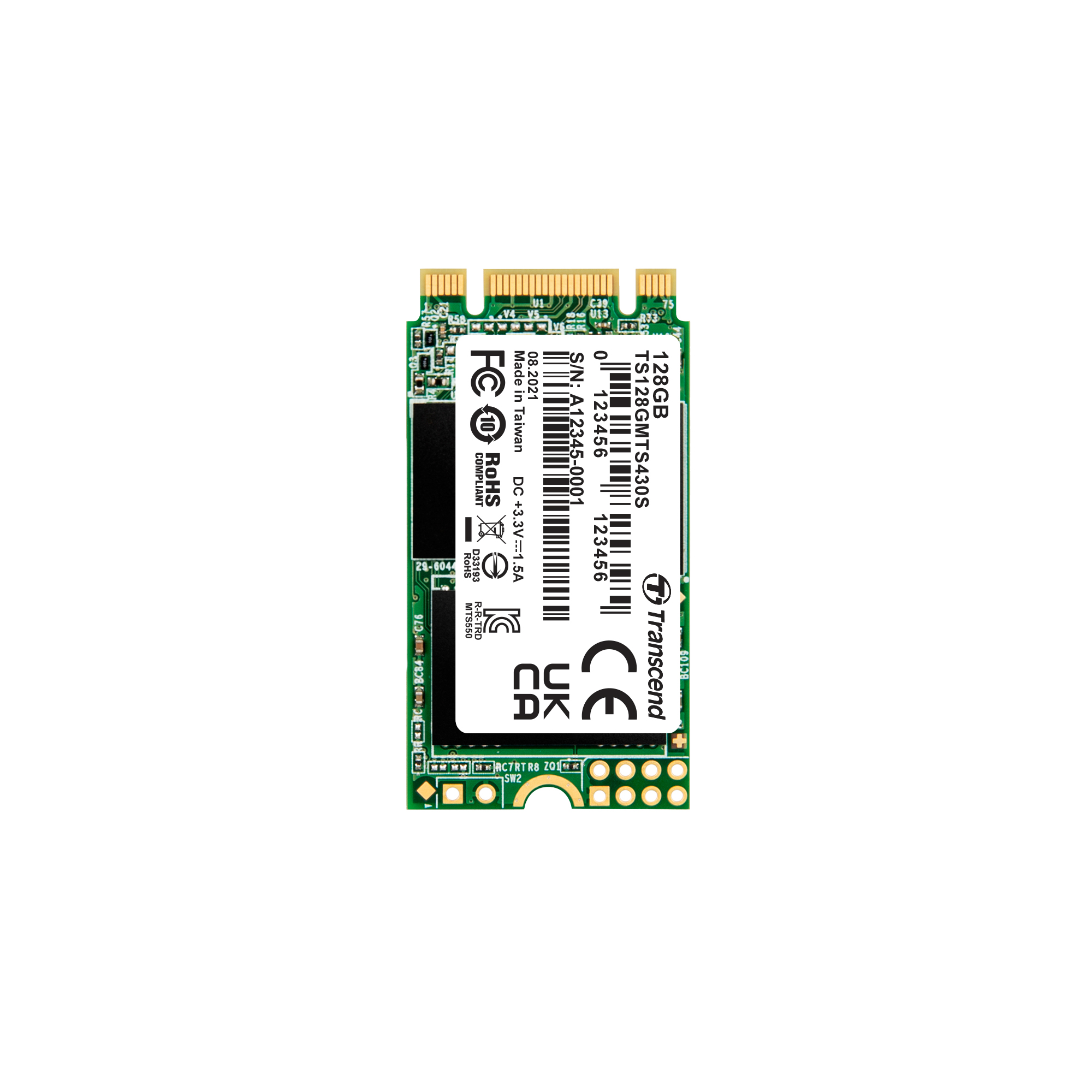 Transcend MTS430S M.2 128 GB Internal SSD