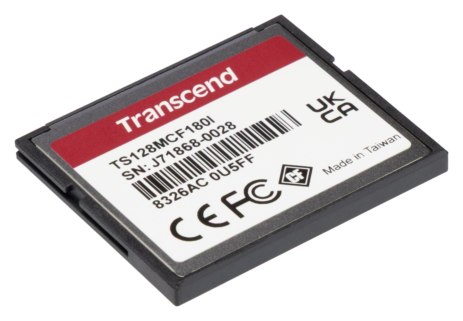 ts128mcf180i Transcend CF180I Compact Flash Industrial Grade 128 MB SLC Compact Flash Card