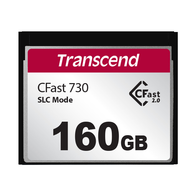 Transcend, 160 GB Cfast Card 550 Mbps 3D