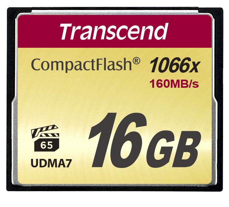 Transcend Compact Flash 16 GB MLC Compact Flash Card