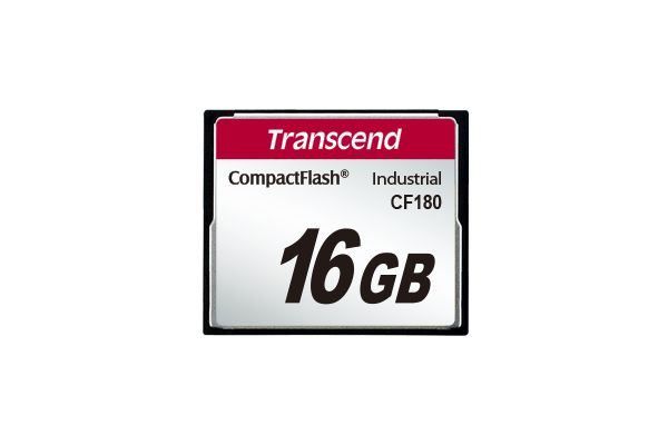 Transcend CF180 Compact Flash 16 GB SuperMLC Compact Flash Card