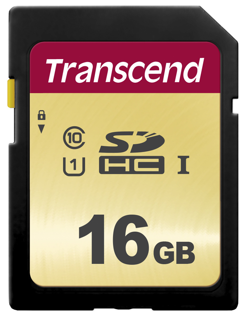 Transcend 16 GB SDHC SD Card, Class 10