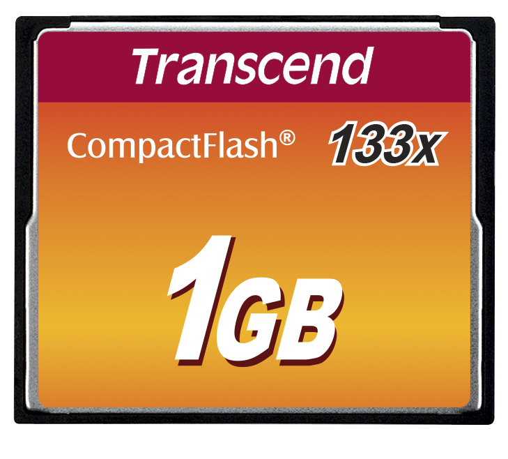 Transcend Compact Flash 1 GB MLC Compact Flash Card