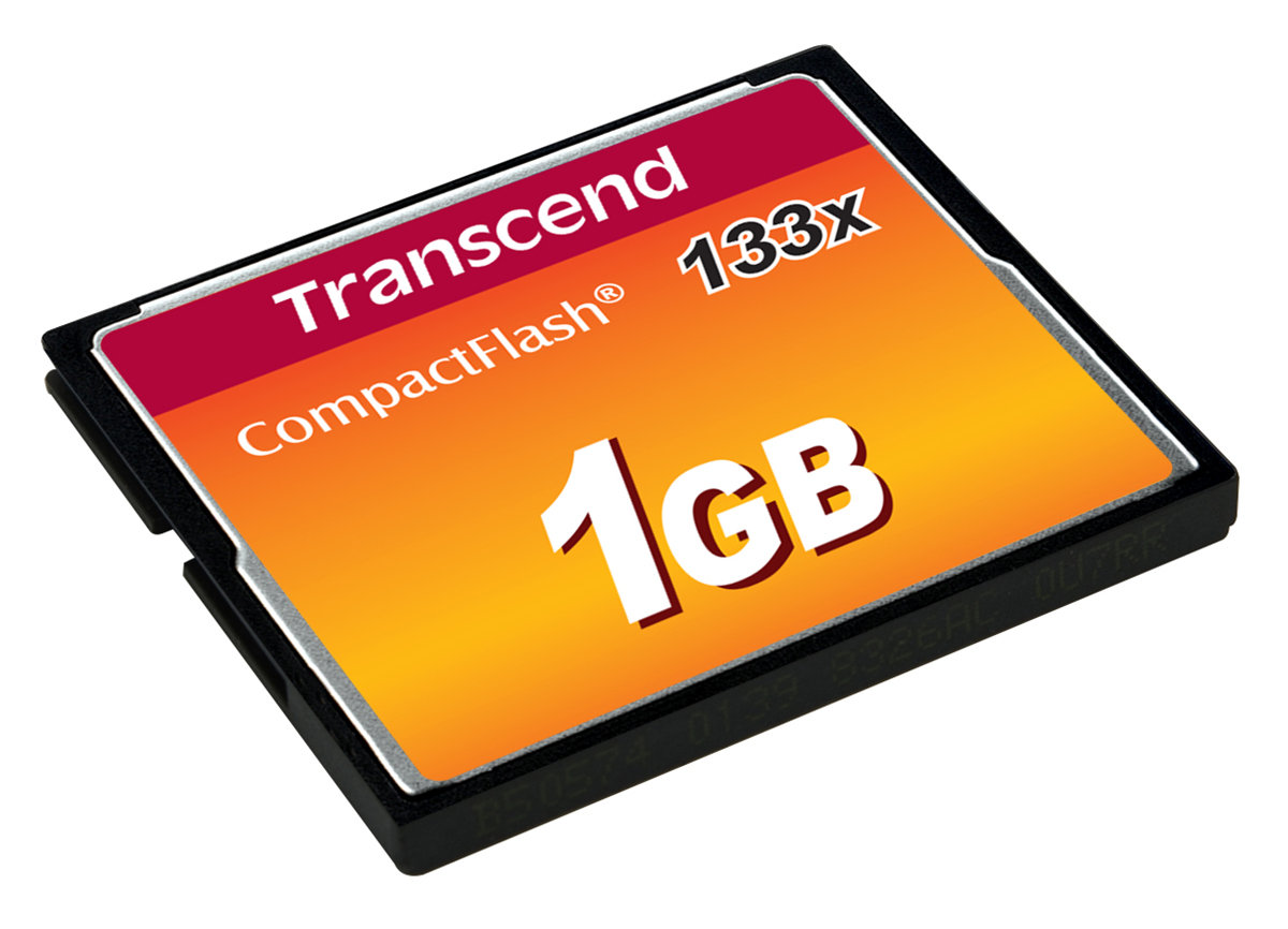 ts1gcf133 Transcend Compact Flash 1 GB MLC Compact Flash Card