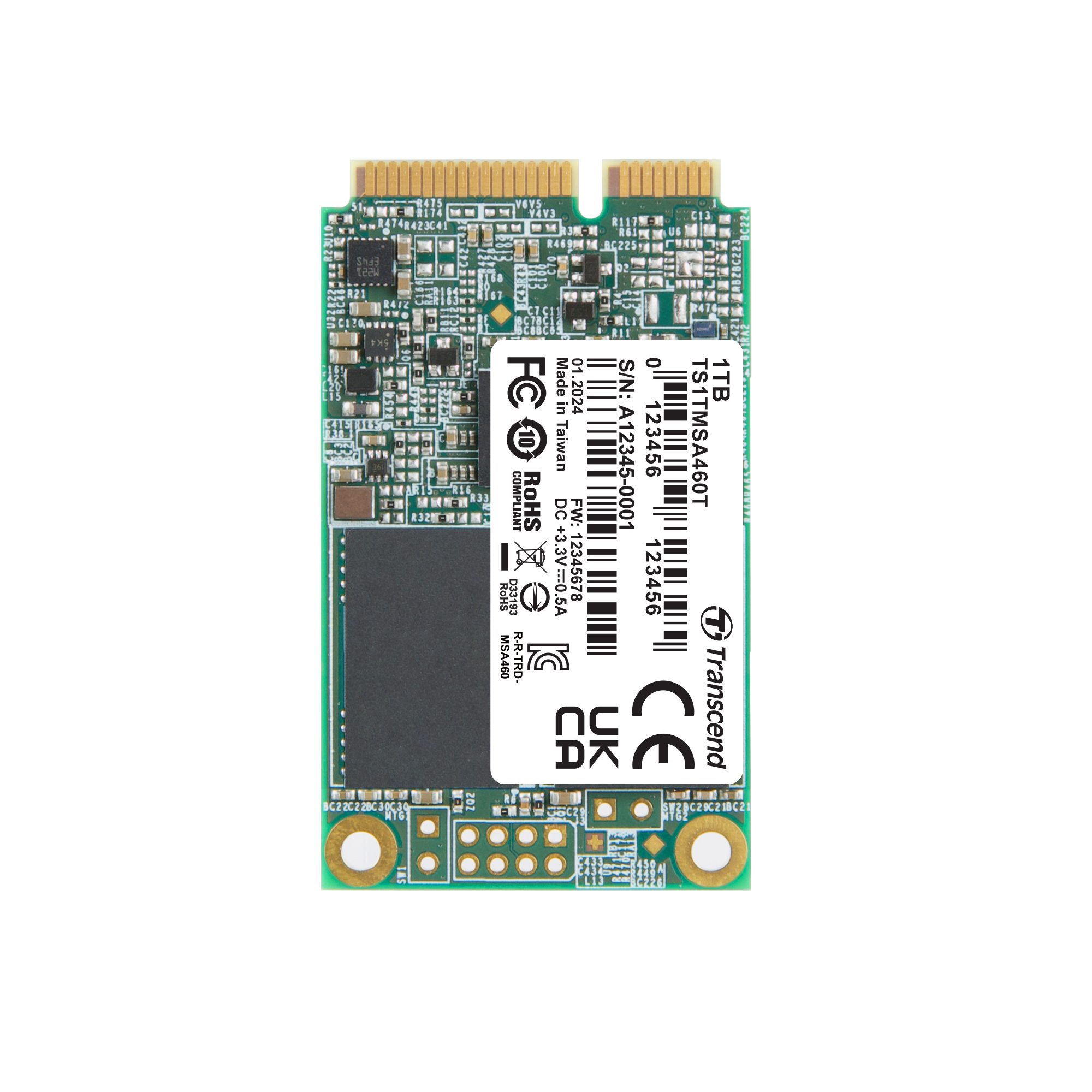Transcend mSATA 1 TB Internal SSD