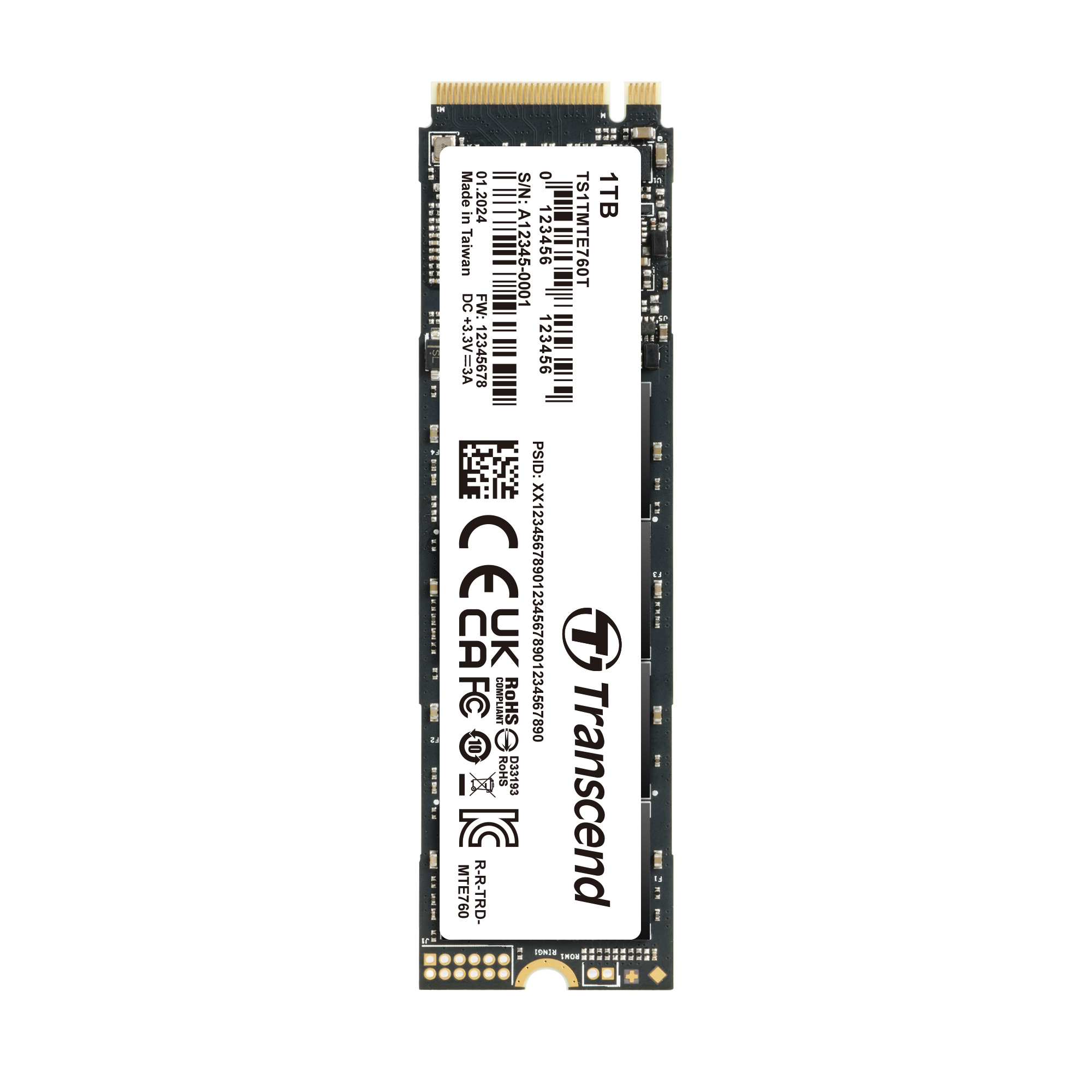 Transcend M.2 1 TB Internal SSD