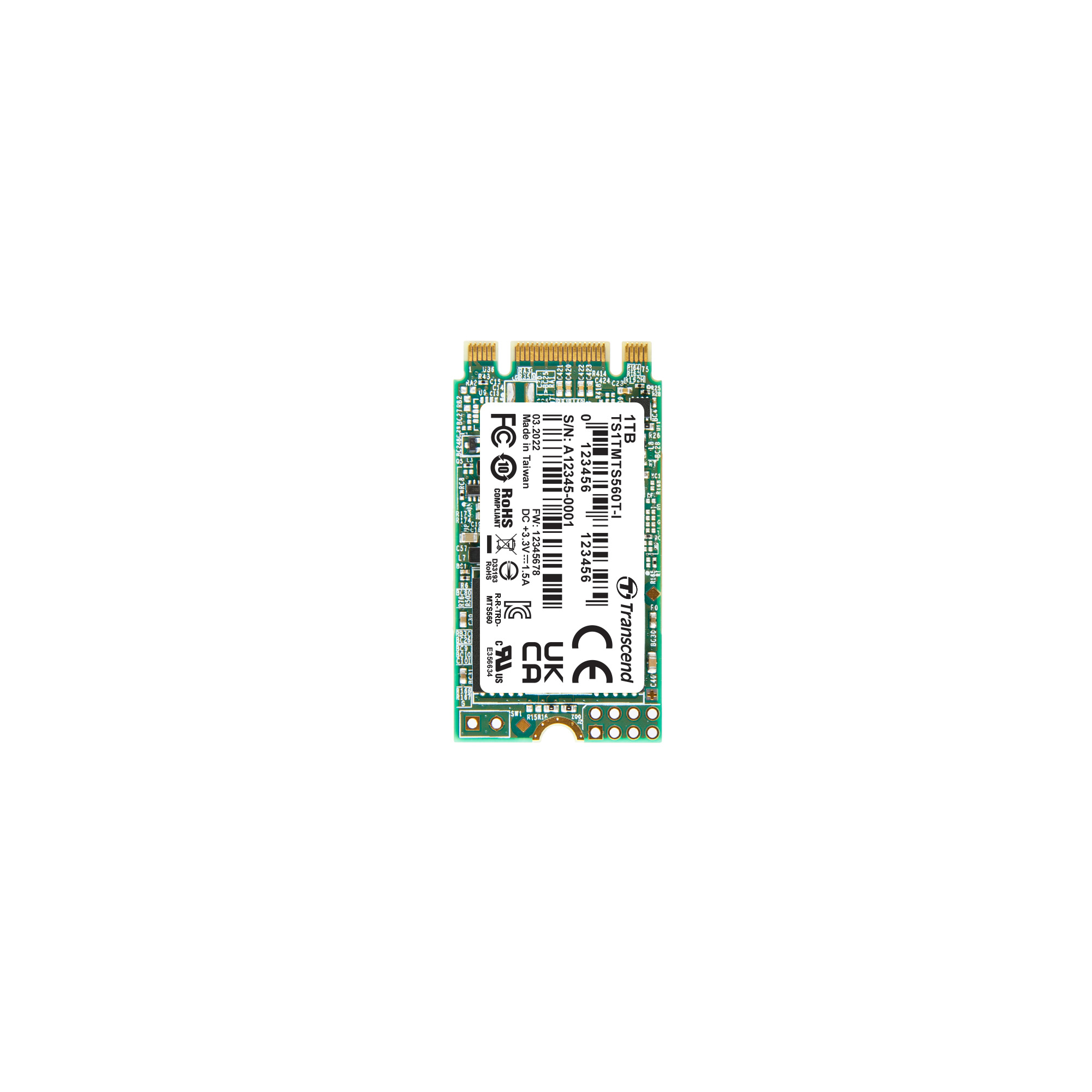 Transcend MTS560T-I M.2 (2242) 1 TB Internal SSD