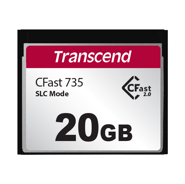 Transcend, 20 GB Cfast Card 550 Mbps 3D