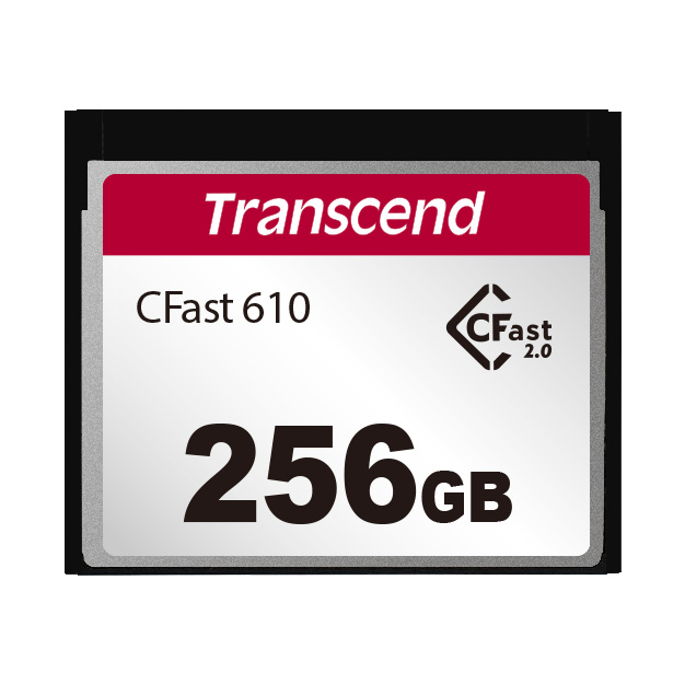 Transcend, 256 GB Cfast Card 550 Mbps 3D
