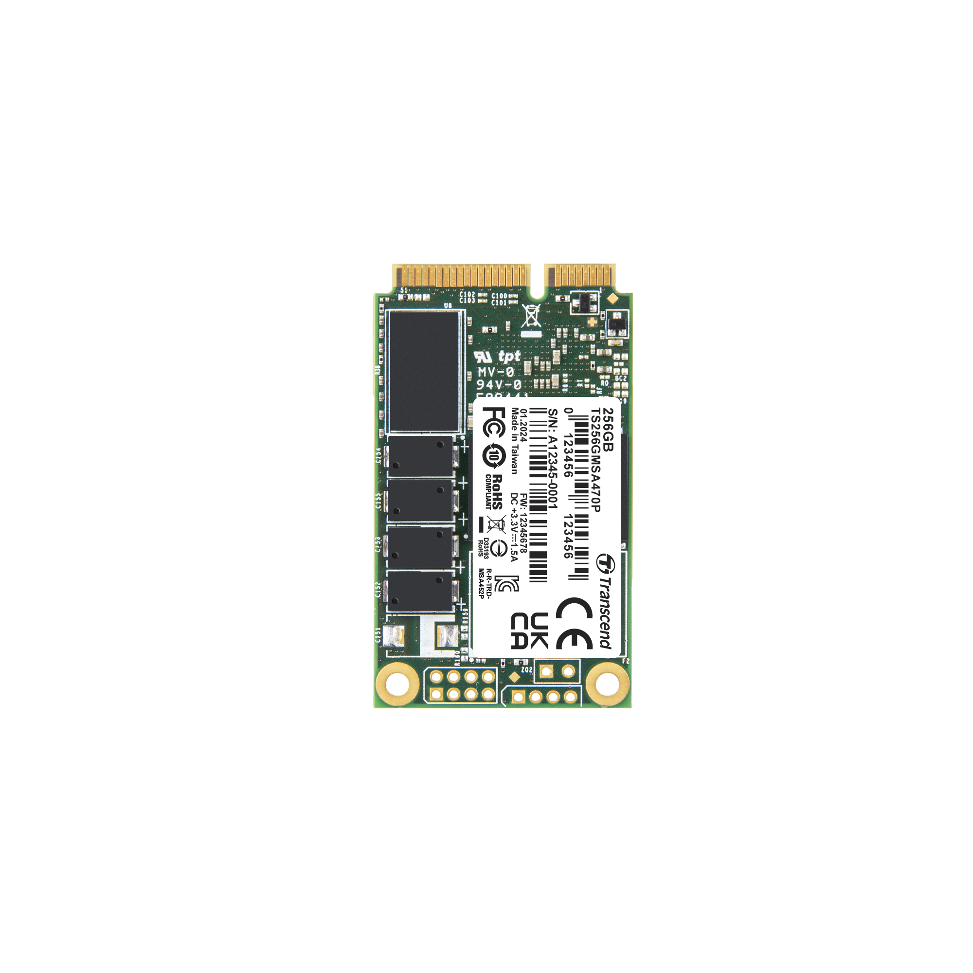 Transcend mSATA 256 MB Internal SSD