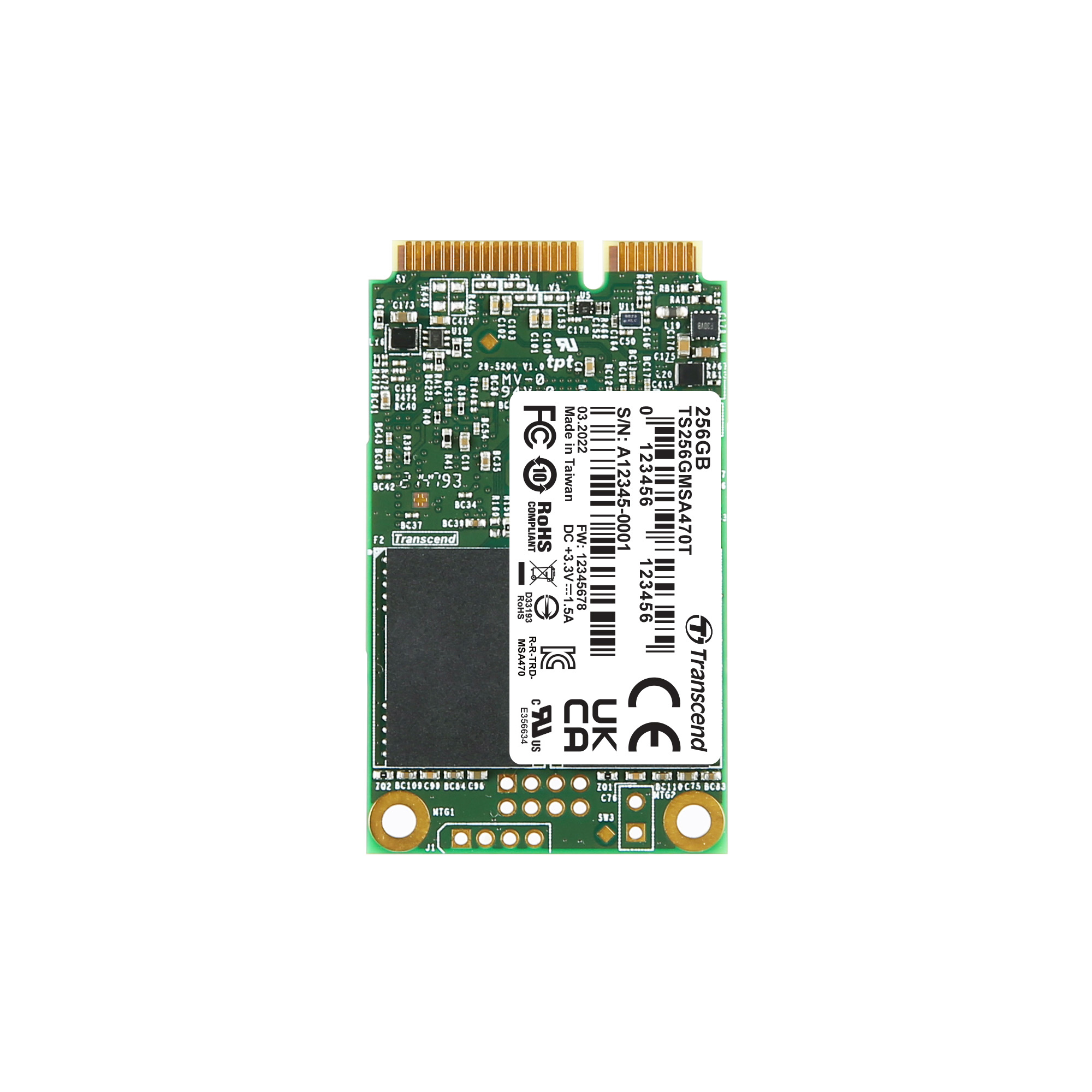 Transcend mSATA 256 MB Internal SSD