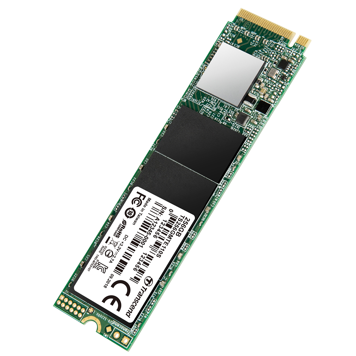 ts256gmte110s Transcend MTE110S M.2 256 GB Internal SSD