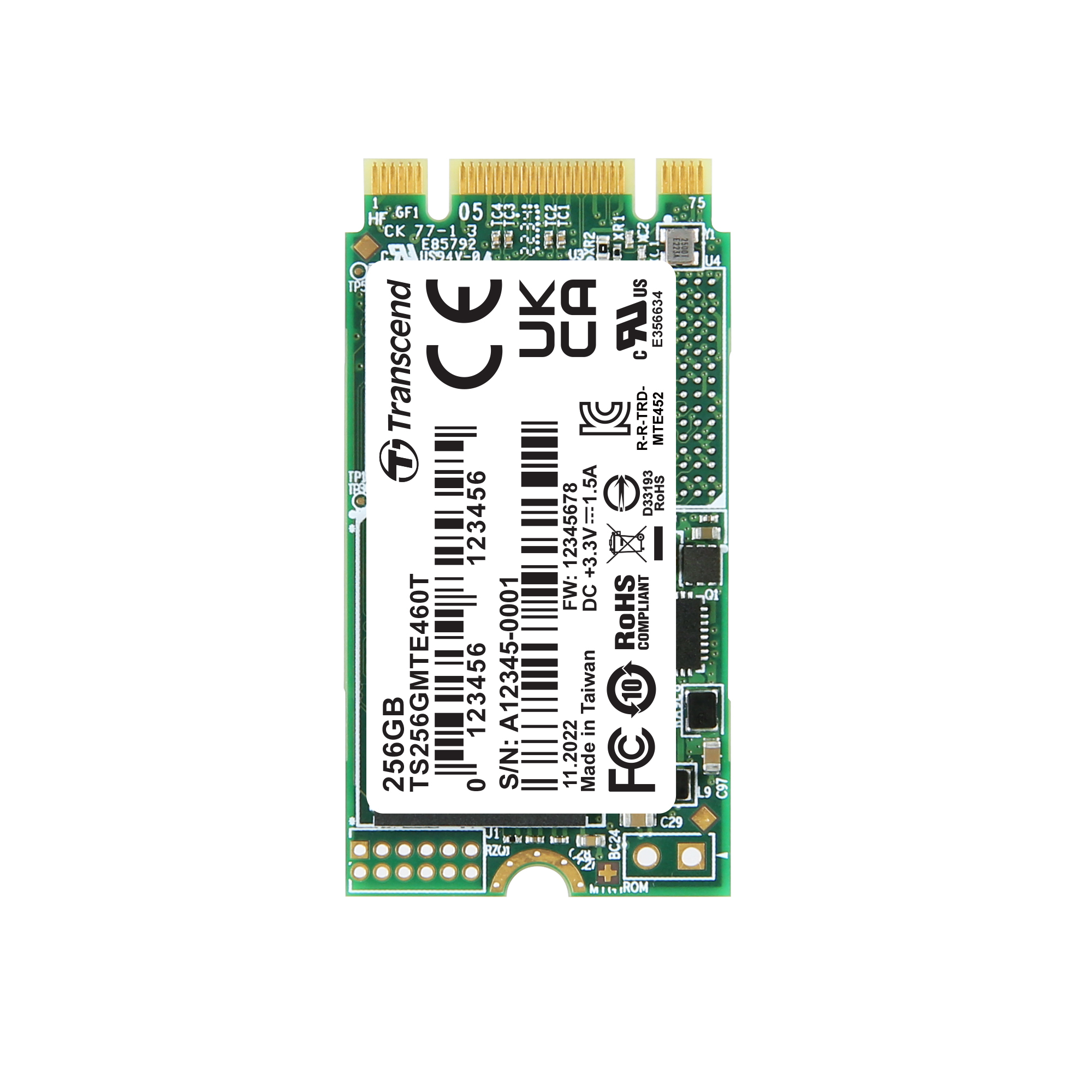 Transcend M.2 256 MB Internal SSD
