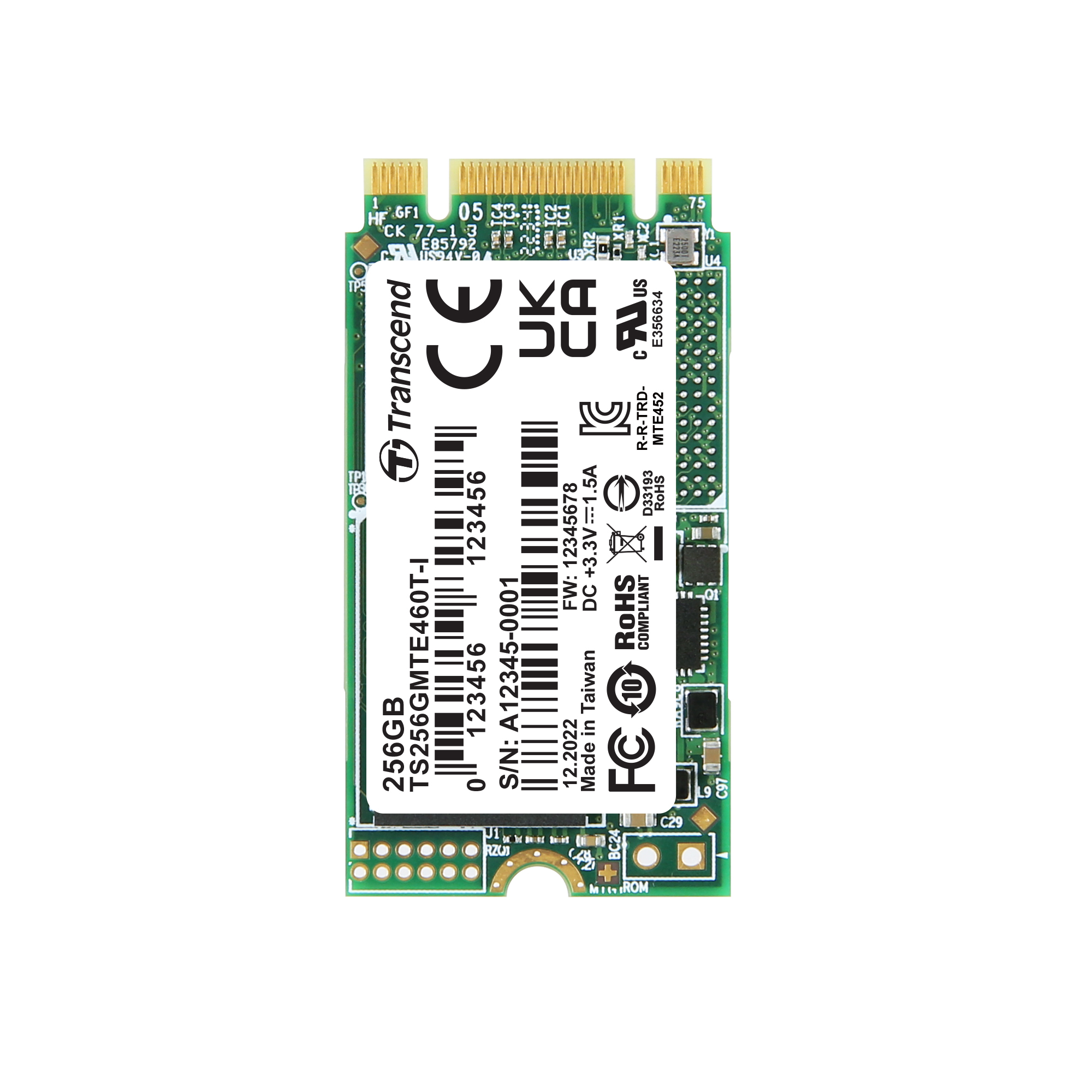 Transcend M.2 256 MB Internal SSD