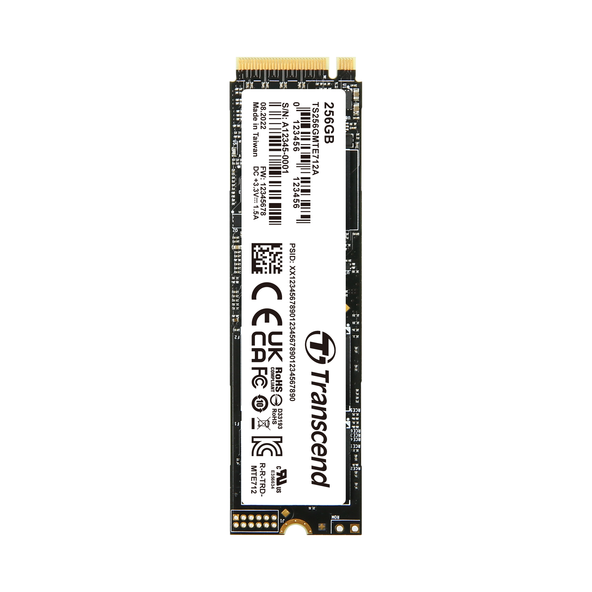 Transcend M.2 256 MB Internal SSD