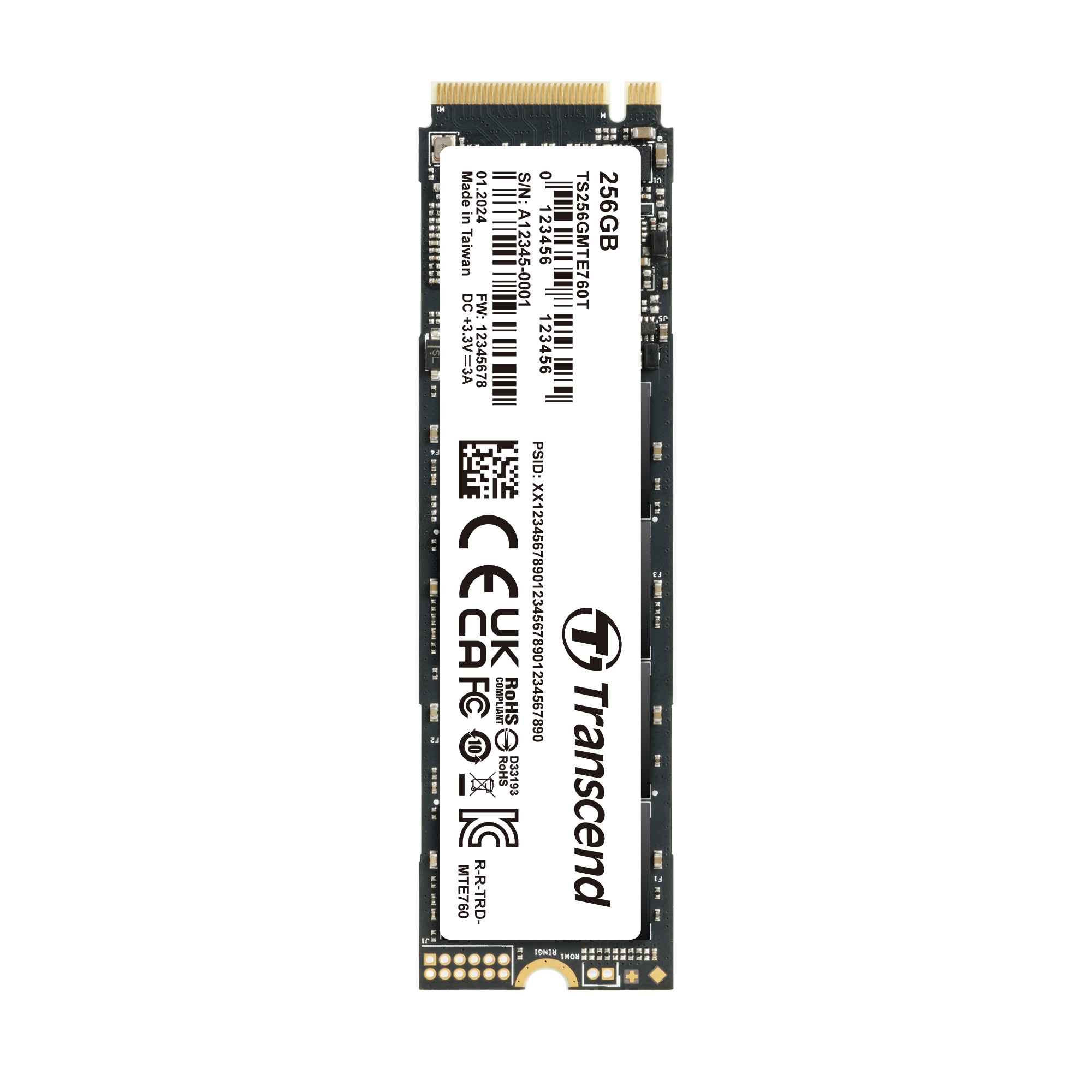 Transcend M.2 256 MB Internal SSD