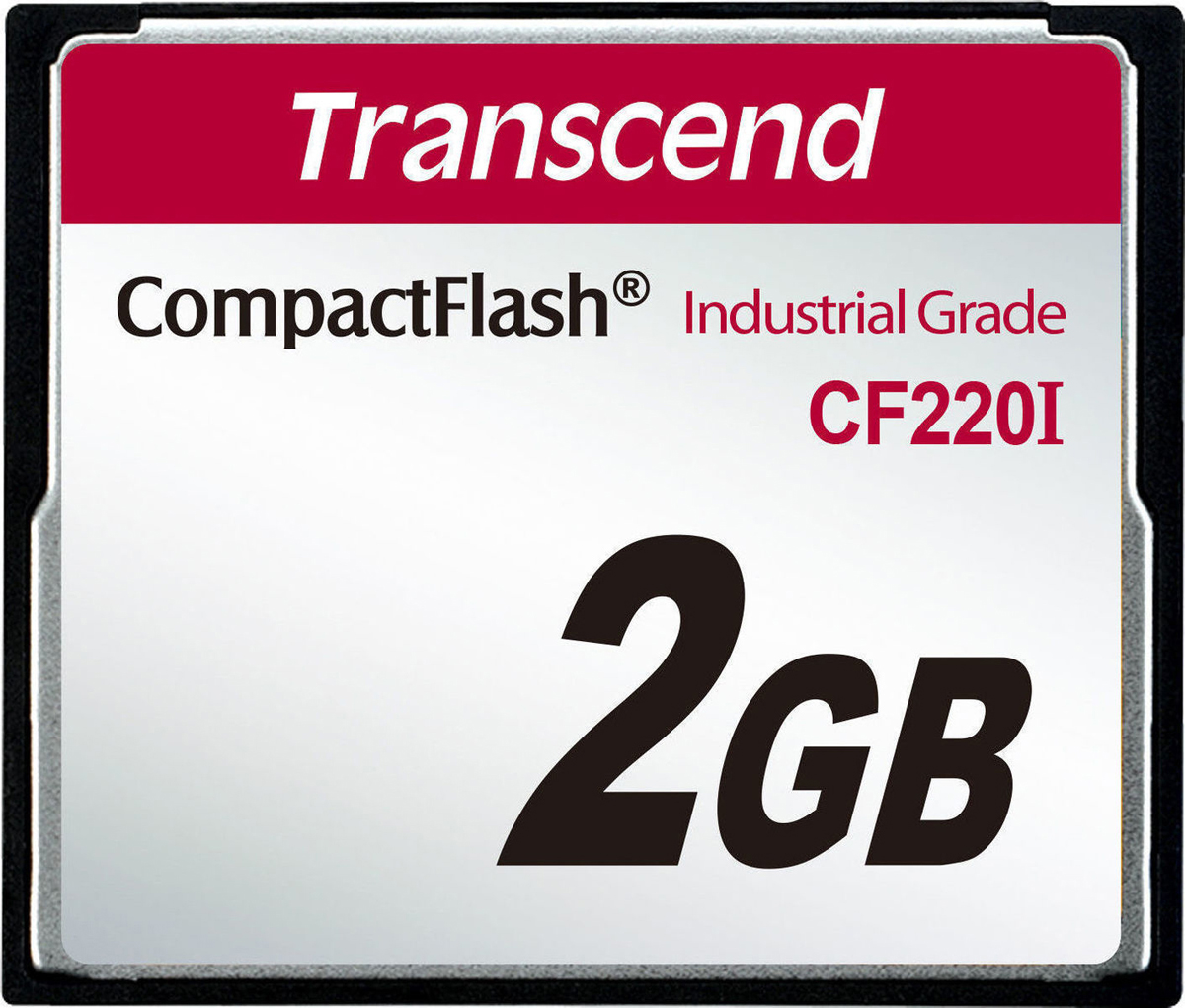Transcend CF220I Compact Flash Industrial Grade 2 GB SLC Compact Flash Card