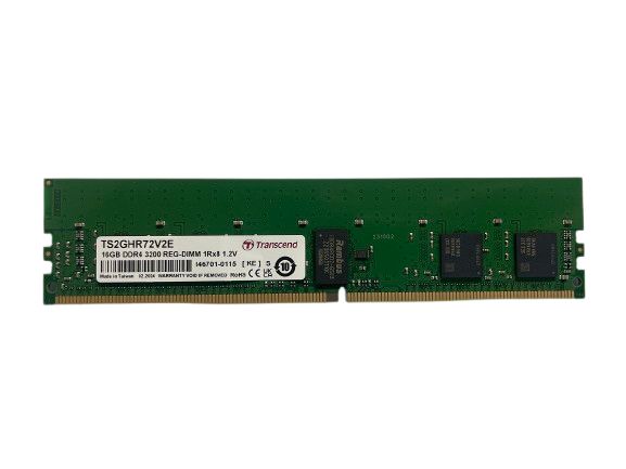 Transcend 16 GB DDR4 Server RAM 3200 Mbit/s, RDIMM, 1.2V