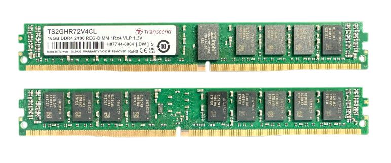 Transcend 16 GB DDR4 RAM 2666 Mbit/s, RDIMM, 1.2V