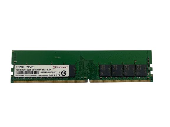 Transcend 16 GB DDR4 Desktop RAM 3200 Mbit/s, DIMM, 1.2V