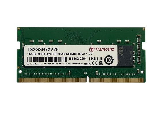 Transcend 16 GB DDR4 Desktop RAM 3200 Mbit/s, SODIMM, 1.2V