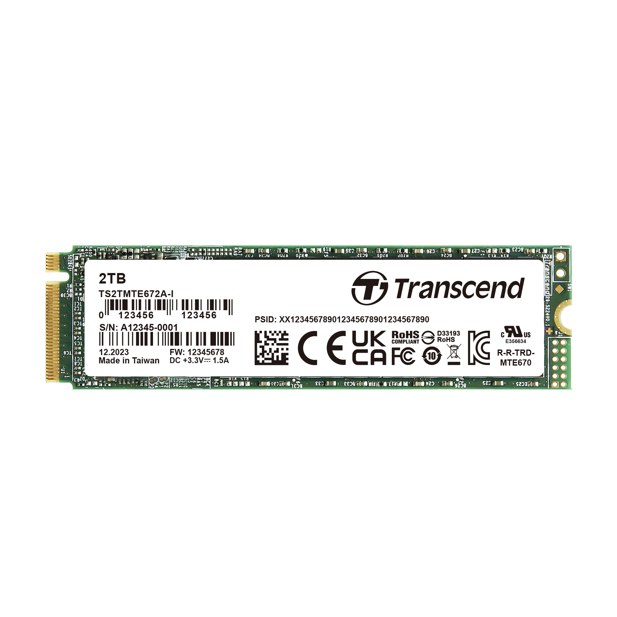 Transcend M.2 2 TB Internal SSD