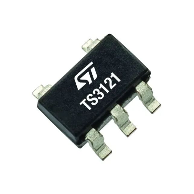 TS3121ILT STMicroelectronics 1-Channel Comparator Open Drain O/P, 60 ns 5.5 V 1.7 V 5-Pin SOT-323-5