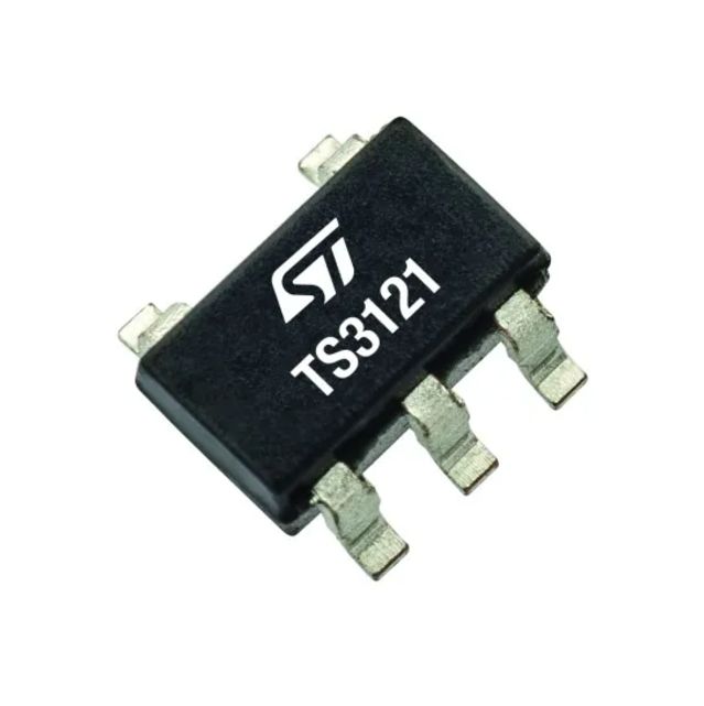TS3121IYLT STMicroelectronics 1-Channel Comparator Open Drain O/P, 5.5 V 1.7 V 5-Pin SOT-323-5
