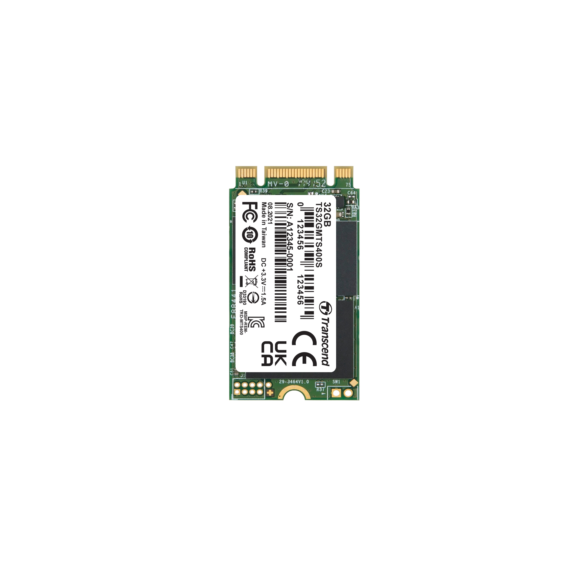 Transcend MTS400S M.2 32 GB Internal SSD