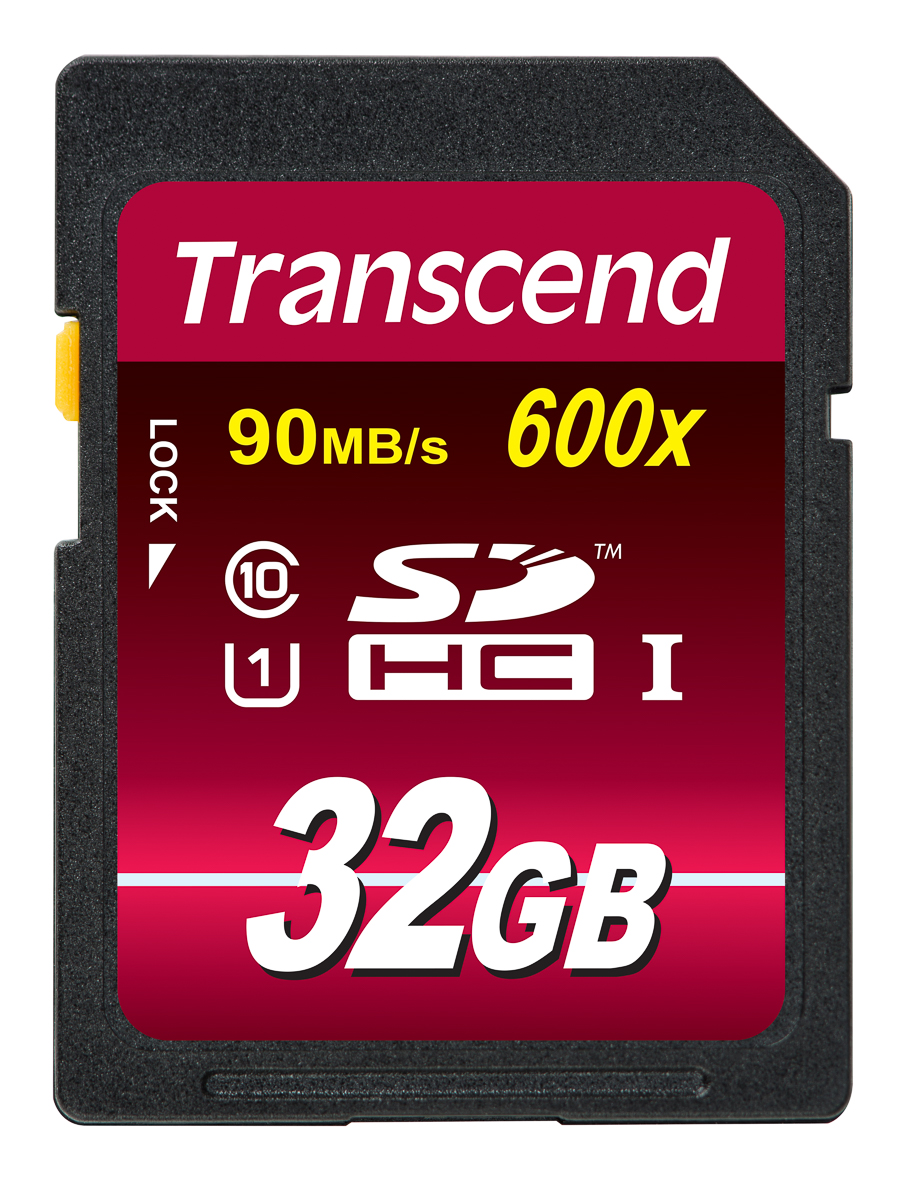 Transcend 32 GB SDHC SD Card, Class 10, UHS 1 U1