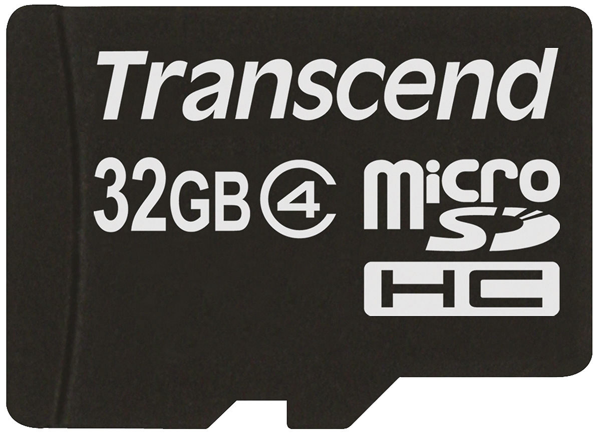 Transcend 32 GB MicroSDHC microSD, Class 4