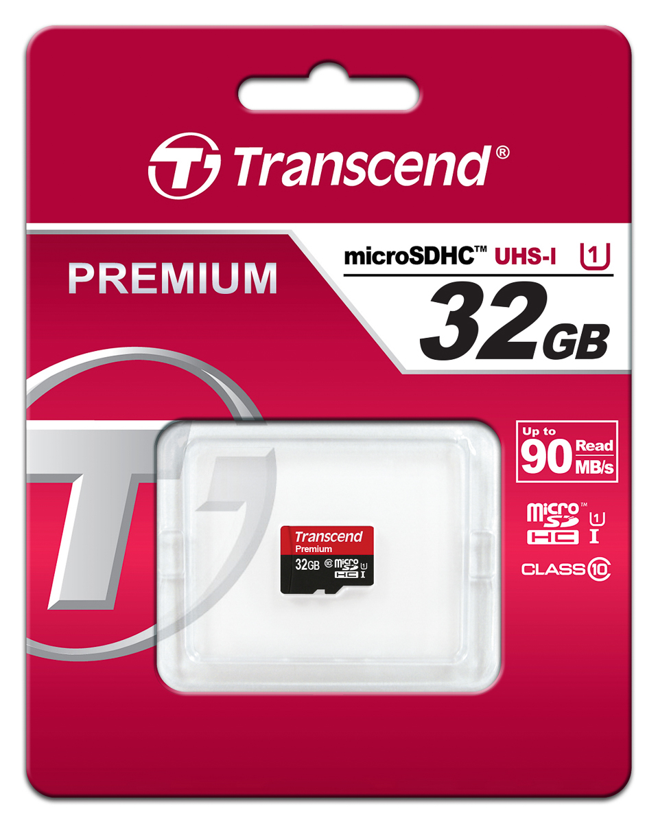 ts32gusdcu1 Transcend 32 GB MicroSDHC microSD, Class 10, UHS 1 U1