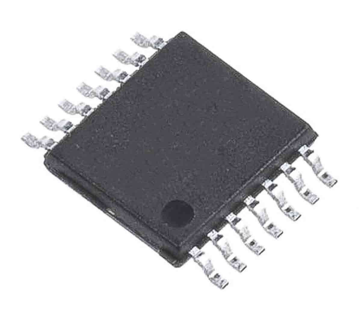 TS334IPT STMicroelectronics 4-Channel Comparator Open Drain O/P, 210 ns 5 V 1.6 V 14-Pin TSSOP