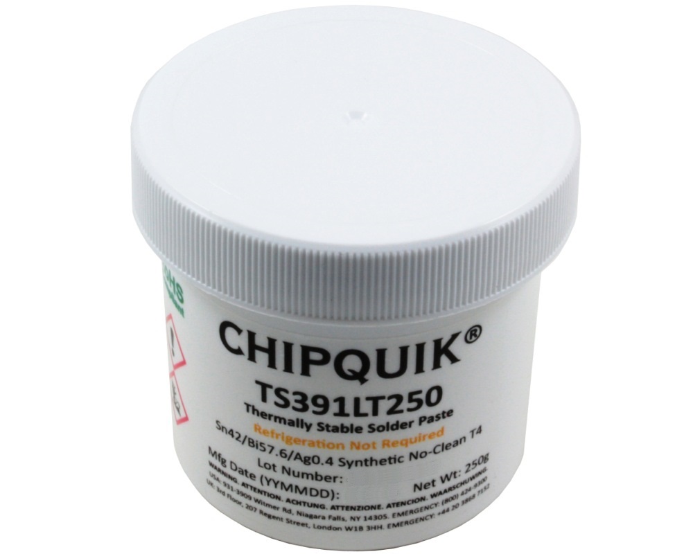 CHIPQUIK Lead Free Solder Paste, 250 g Jar