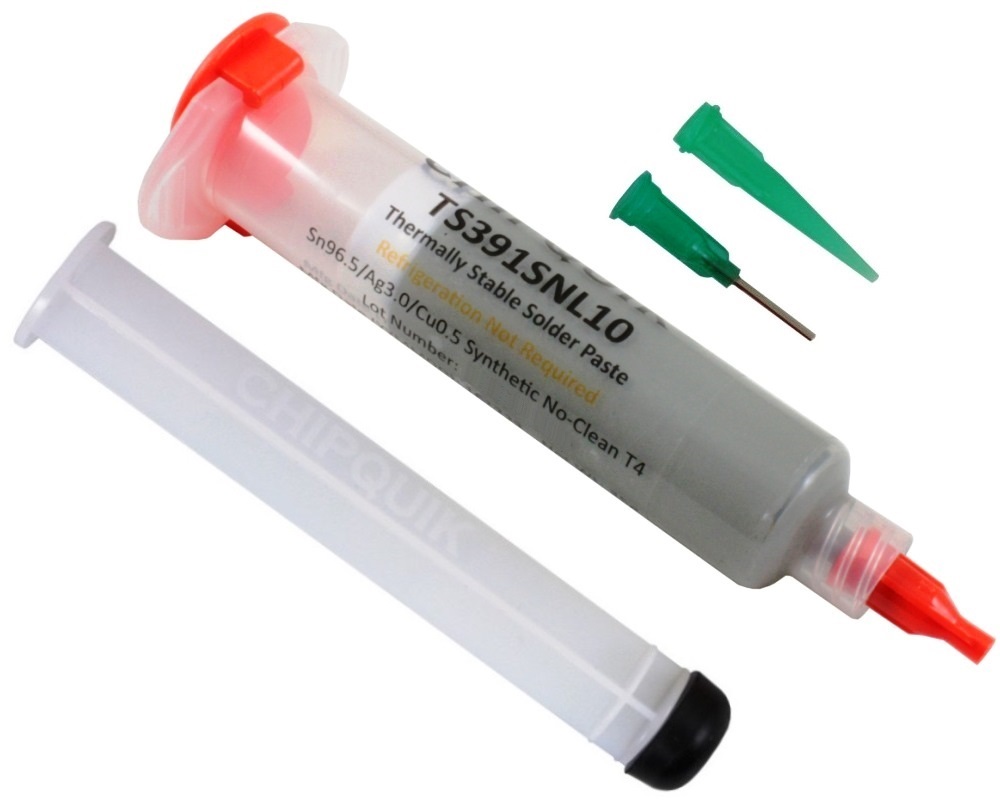 CHIPQUIK Lead Free Solder Paste, 35 g Syringe