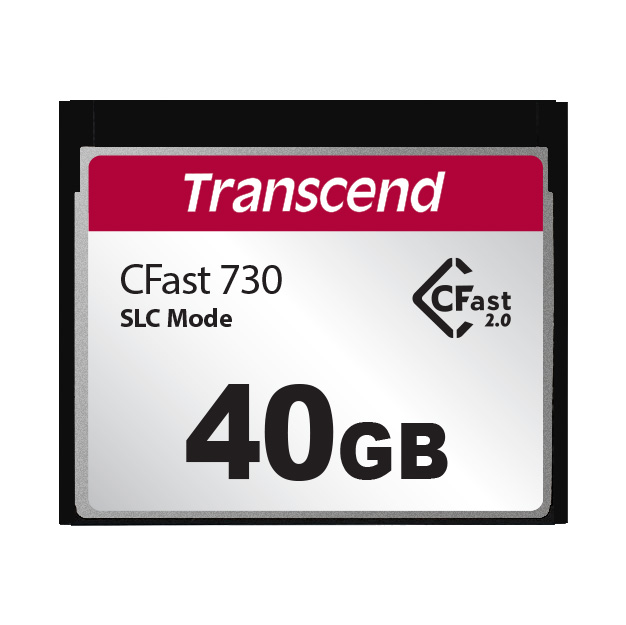 Transcend, 40 GB Cfast Card 550 Mbps 3D